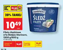 Biedronka Filety śledzie a'la Matjas Marinero oferta