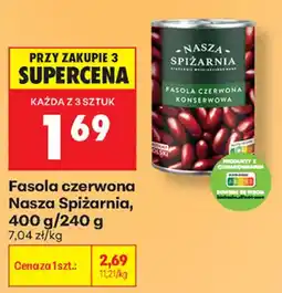Biedronka Fasola czerwona Nasza Spiżarnia oferta