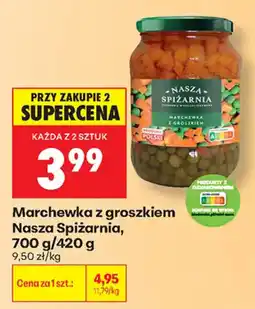 Biedronka Marchewka z groszkiem Nasza Spiżarnia oferta