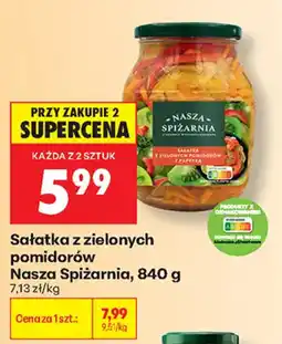Biedronka Sałatka z zielonych pomidorów Nasza Spiżarnia oferta