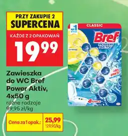 Biedronka Zawieszka do WC Bref Power Aktiv oferta