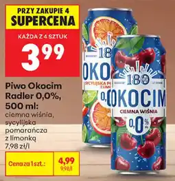 Biedronka Piwo Okocim Radler 0,0% oferta