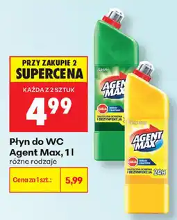 Biedronka Płyn do WC Agent Max oferta