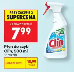 Biedronka Płyn do szyb Clin oferta