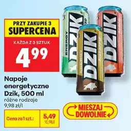 Biedronka Napoje energetyczne Dzik oferta
