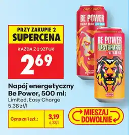 Biedronka Napój energetyczny Be Power oferta