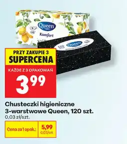 Biedronka Chusteczki higieniczne Queen oferta