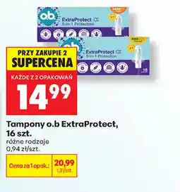 Biedronka Tampony o.b ExtraProtect oferta