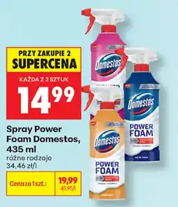 Biedronka Spray Power Foam Domestos oferta