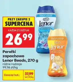 Biedronka Peretki zapachowe Lenor Beads oferta