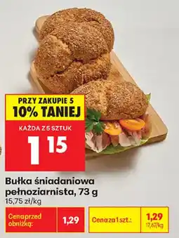 Biedronka Bułka śniadaniowa pełnoziarnista oferta
