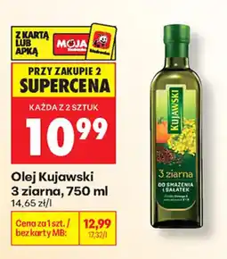Biedronka Olej Kujawski 3 ziarna oferta
