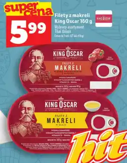 Topaz Express Filety z Makreli King Oscar oferta