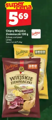 Topaz Express Chipsy Wiejskie Ziemniaczki Lorenz oferta