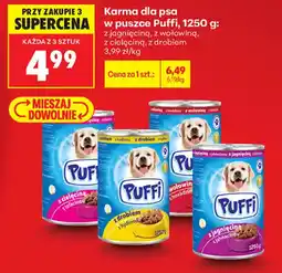 Biedronka Karma dla psa w puszcze Puffi oferta