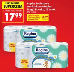 Biedronka Papier toaletowy rumiankowy Regina Mega Paczka oferta