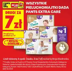 Biedronka Pieluchomajtki Dada Pants Extra Care oferta