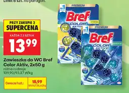 Biedronka Zawieszka do WC Bref Color Aktiv oferta