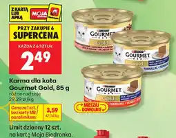 Biedronka Karma dla kota Gourmet Gold oferta