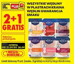 Biedronka Wszystkie wędliny w plastrach kraina wędlin gwarancja smaku oferta