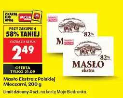 Biedronka Masło Ekstra z Polskiej Mleczarni oferta