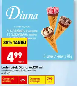 Biedronka Lody rożek Diuna oferta