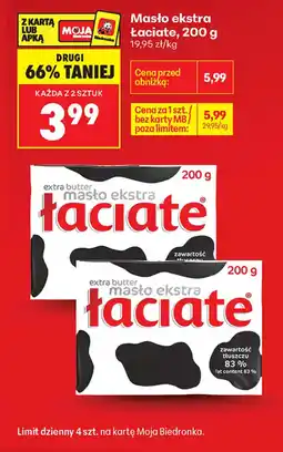Biedronka Masto ekstra Łaciate oferta