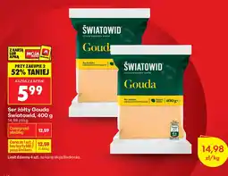 Biedronka Ser żółty Gouda Światowid oferta