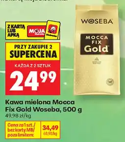 Biedronka Kawa mielona Mocca Fix Gold Woseba oferta