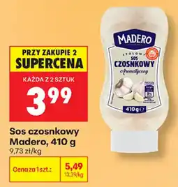 Biedronka Sos czosnkowy Madero oferta
