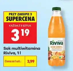 Biedronka Sok multiwitamina Riviva oferta