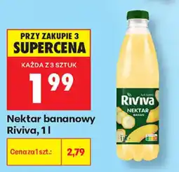 Biedronka Nektar bananowy Riviva oferta