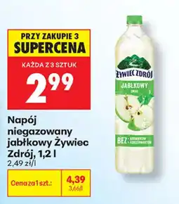 Biedronka Napój niegazowany jabłkowy Żywiciel Zdrój oferta