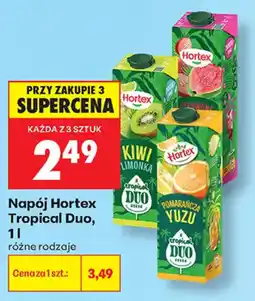 Biedronka Napój Hortex Tropical Duo oferta