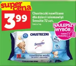 Topaz Express Chusteczki nawilżane dla dzieci i niemowląt Sensito oferta
