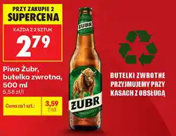 Biedronka Piwo Żubr oferta