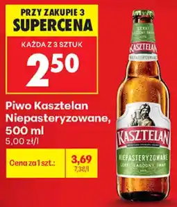 Biedronka Piwo Kasztelan Niepasteryzowane oferta