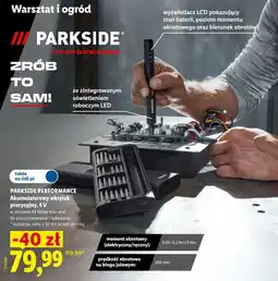 Lidl Parkside performance akumulatorowy wkrętak precyzyjny, 4 v oferta