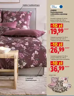 Lidl Livarno Pościel dwustronna z mikrowłókna satynowego oferta