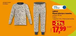 Lidl Pizama dziecięca z bawełny LUPILU oferta