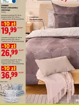 Lidl Pościel z mikrołotkna satynowego oferta