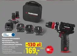 Lidl Akumulatorowa wiertarkowkrętarka PARKSIDE PERFORMANCE oferta