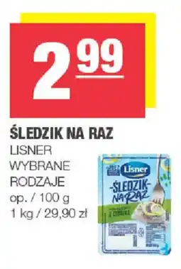EuroSPAR Śledzik na raz Lisner oferta