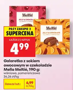 Biedronka Galaretki z sokiem owocowym w czekoladzie Mella Meltié oferta