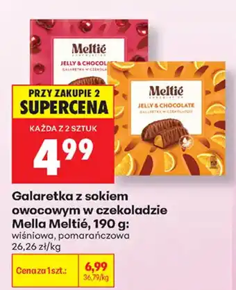 Biedronka Galaretki z sokiem owocowym w czekoladzie Mella Meltié oferta