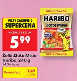 Biedronka Żelki Złote Misie Haribo oferta