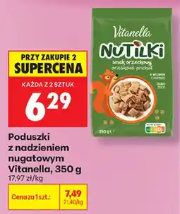 Biedronka Poduszki z nadzieniem nugatowym Vitanelle oferta