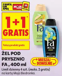 Biedronka Żel pod prysznic Fa oferta