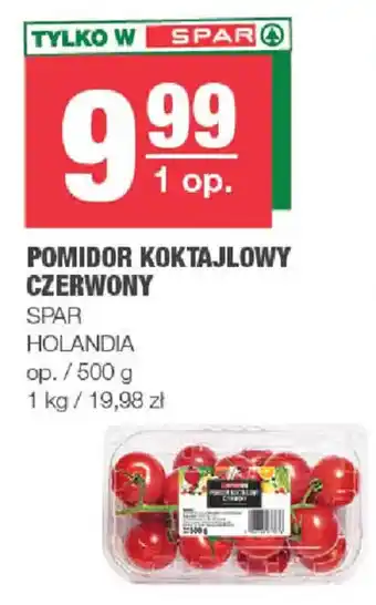 Pomidor Koktajlowy Czerwony SPAR Holandia