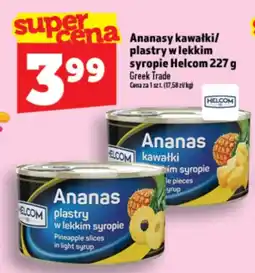 Topaz Express Ananas plastry w lekkim syropie Helcom oferta